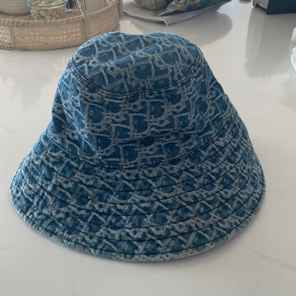 Dior denim bucket hat
